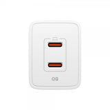 Spigen Essential -laturi 47W 2xUSB-C Valkoinen