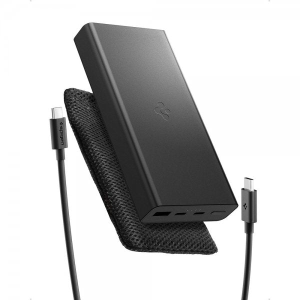 Spigen Essential Power Bank 20 000 mAh 30W Musta