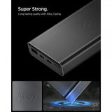 Spigen Essential Power Bank 20 000 mAh 30W Musta