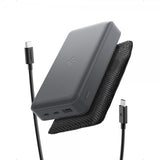 Spigen Essential Powerbank 30 000 mAh 30W Harmaa