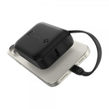 Spigen Essential Powerbank sisäänrakennetulla kaapelilla 10 000 mAh 30W Musta