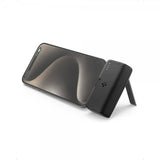 Spigen Essential Power Bank jalustalla 5000 mAh 22.5W Musta