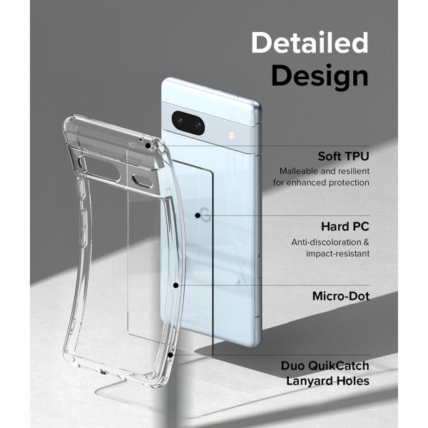 Ringke Google Pixel 7a Kuori Fusion Clear