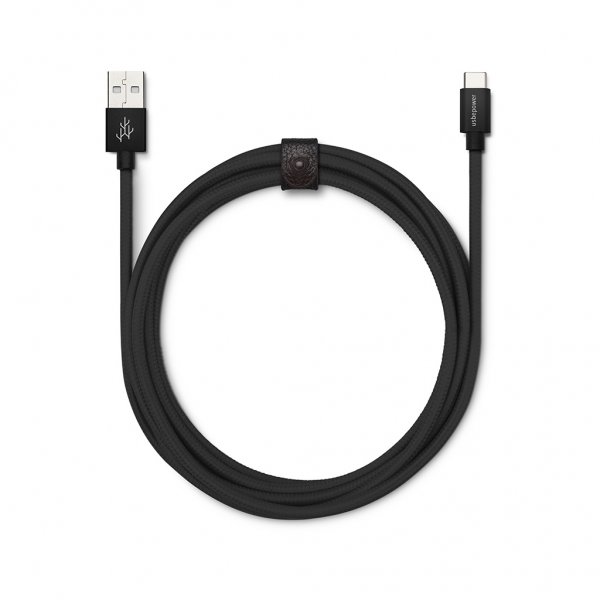 Usbepower FAB XXL 250 USB-A–USB-C-kaapeli 2,5 m