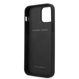 BMW iPhone 12 Pro Max Kuori Off Track Quilted Musta