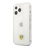 Ferrari iPhone 13 Pro -suojakuori 3D-raidat läpinäkyvä