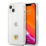 Ferrari iPhone 13 Kuori 3D Stripes Läpinäkyvä