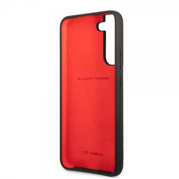 Ferrari Samsung Galaxy S22 Kuori Metallilogolla Musta
