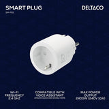 Deltaco Smart Home Kaukokytkin Älypistoke WiFi
