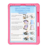 iPad Pro 12.9 (sukupolvi 3/4/5/6) Kotelo Jalustalla Punainen