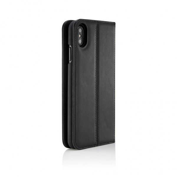 Pipetto iPhone X/Xs Kotelo irrotettavalla kuorella Magnetic Folio Musta