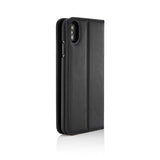 Pipetto iPhone XS Max Magnetic Folio -kotelo, musta