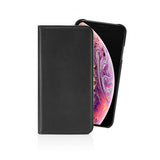 Pipetto iPhone XS Max Magnetic Folio -kotelo, musta