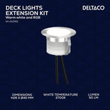 Deltaco Smart Home Jatkosarja SH-DLK01 Parvekkeen valaistukseen 5-pakkaus