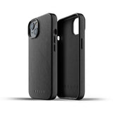 Mujjo iPhone 13 -kuori, täysnahkakotelo Monaco Blue