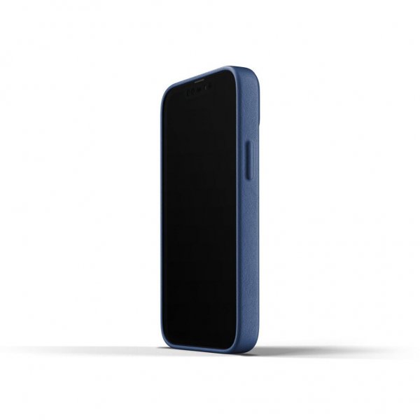 Mujjo iPhone 13 Mini -kuori, kokonahkainen suojakuori, musta