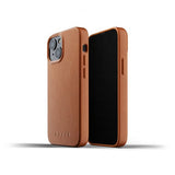 Mujjo iPhone 13 Mini Suojakuori Full Leather Case Tan