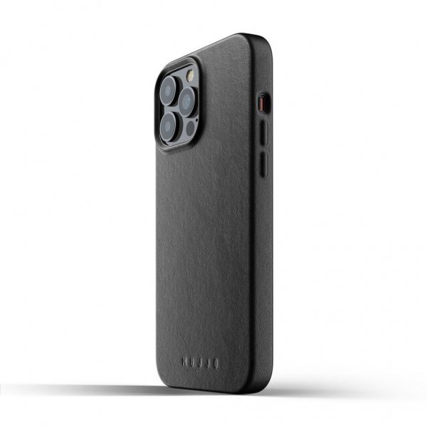 Mujjo iPhone 13 Pro Max -kotelo täysnahkaa, Tan