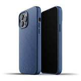 Mujjo iPhone 13 Pro Max Nahkakuori Monaco Blue