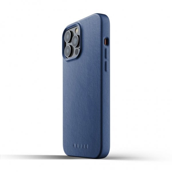 Mujjo iPhone 13 Pro Max Nahkakuori Monaco Blue
