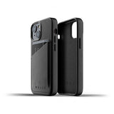 Mujjo iPhone 13 Mini Suojakuori Full Leather Wallet Case Tan