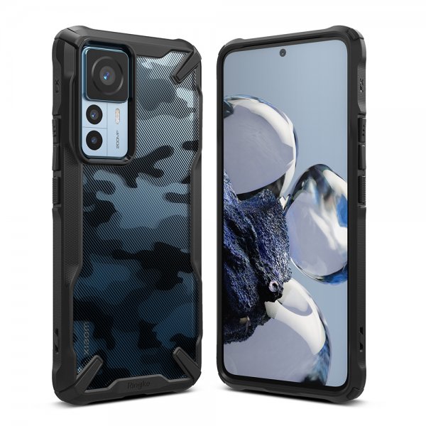 Ringke Xiaomi 12T/12T Pro kuori Fusion X Design Camo Black