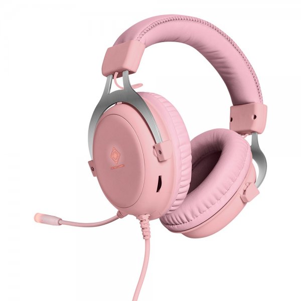 Deltaco Gaming PH85 Stereo -pelikuulokkeet, vaaleanpunainen