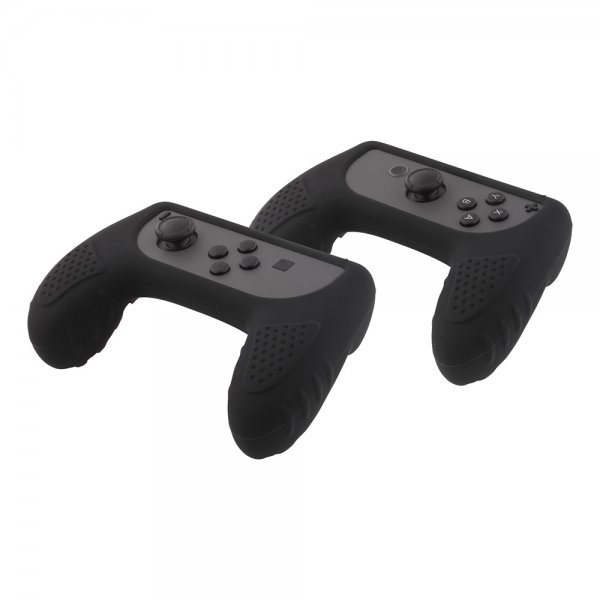Deltaco Gaming Silikonikahvat Nintendo Switch Joy-Con -ohjaimille, musta