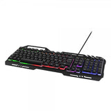 Deltaco Gaming DK120 Gaming-näppäimistö RGB Metalli Musta