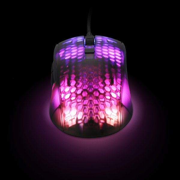 Deltaco Gaming DM310 Gaminghiiri Puoliläpinäkyvä RGB Musta