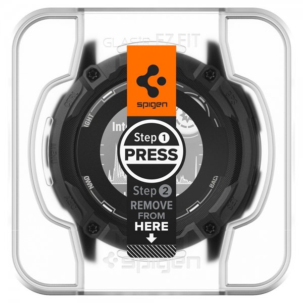 Spigen Garmin Instinct 2X Solar -näytönsuoja GLAS.tR EZ Fit 2 kpl