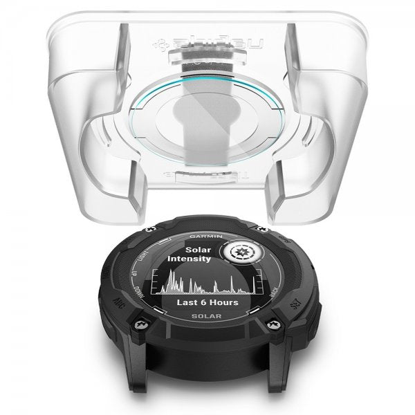Spigen Garmin Instinct 2X Solar -näytönsuoja GLAS.tR EZ Fit 2 kpl