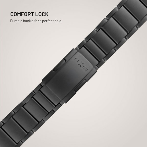 Kiinteä Garmin QuickFit 22mm Titaaniranneke Musta