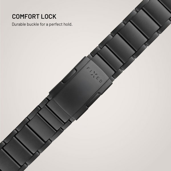 Kiinteä Garmin QuickFit 26mm ranneke Titaanihihna Musta