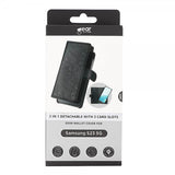 Gear Samsung Galaxy S23 Kotelo 2-in-1 Irrotettava kolmella korttipaikalla Musta