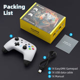 EasySMX Bayard 9124 Switch/Android/PC Ohjelmoitava langaton peliohjain, valkoinen