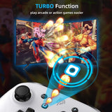 EasySMX Bayard 9124 Switch/Android/PC Ohjelmoitava langaton peliohjain, valkoinen