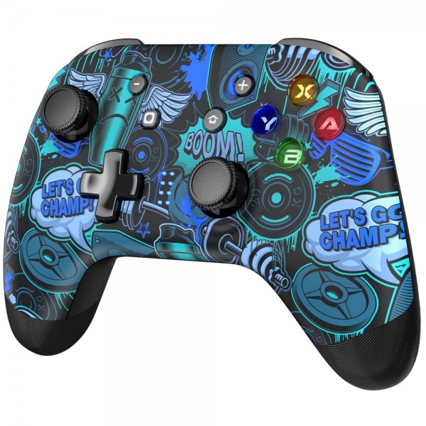 EasySMX Bayard 9124 Switch/Android/PC Ohjelmoitava langaton Graffiti-peliohjain
