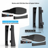 JYS PlayStation 5 Slim (Digital/Disc Edition) -teline, musta