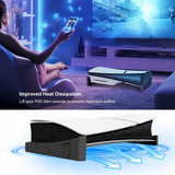 JYS PlayStation 5 Slim (Digital/Disc Edition) -teline, musta