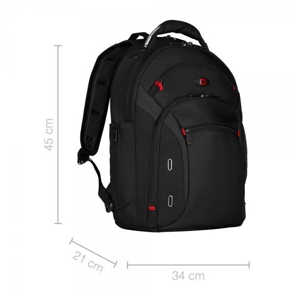 Wenger Gigabyte 16" kannettavan tietokoneen reppu, musta