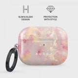 Burga AirPods Pro 3 -kuoret, Golden Coral -design