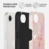 Burga iPhone 16e/iPhone 17e Tough MagSafe -suojakuori, Golden Coral