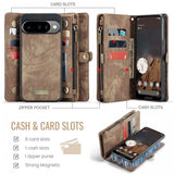 CaseMe Google Pixel 10/Pixel 10 Pro -kotelo 008 Series Irrotettava kuori Ruskea