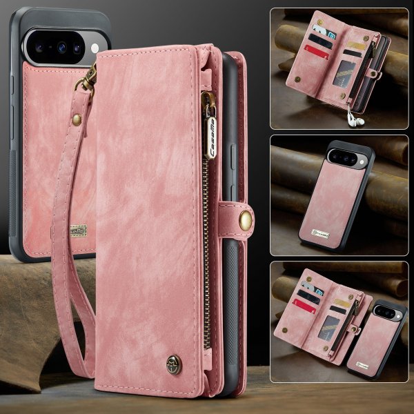 CaseMe Google Pixel 10/Pixel 10 Pro Kotelo 008 Series Irrotettava Kuori Pinkki