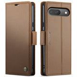 CaseMe Google Pixel 9/9 Pro/Pixel 10/10 Pro Kotelo 023 Series Ruskea