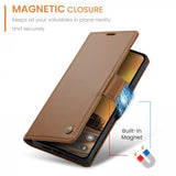CaseMe Google Pixel 9/9 Pro/Pixel 10/10 Pro Kotelo 023 Series Ruskea