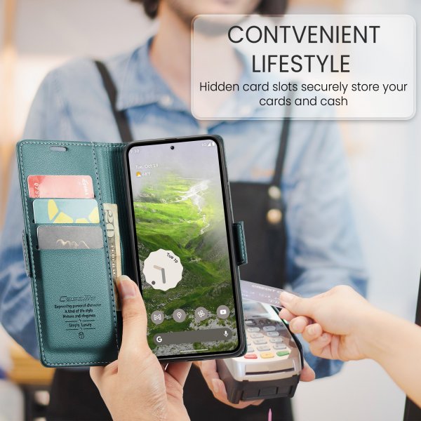 CaseMe Google Pixel 9/9 Pro/Pixel 10/10 Pro -kotelo 023 Series Vihreä