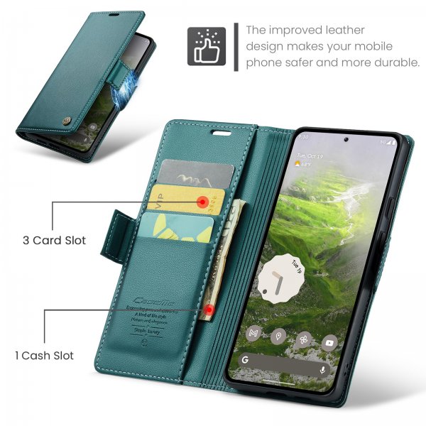 CaseMe Google Pixel 9/9 Pro/Pixel 10/10 Pro -kotelo 023 Series Vihreä