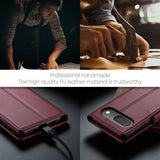 CaseMe Google Pixel 9/9 Pro/Pixel 10/10 Pro Kotelo 023 Series Punainen